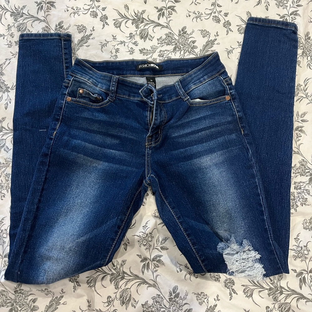 FashionNova Distressed Jeans